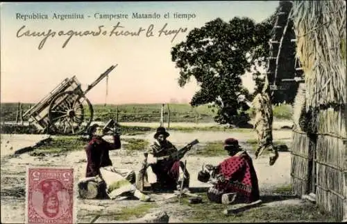 Ak Argentinien, Campestre Mantando el tiempo