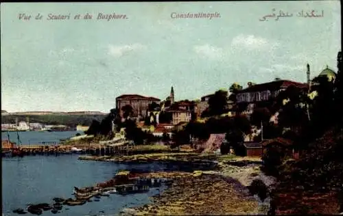 Ak Konstantinopel Istanbul Türkei, Blick auf Skutari und den Bosporus