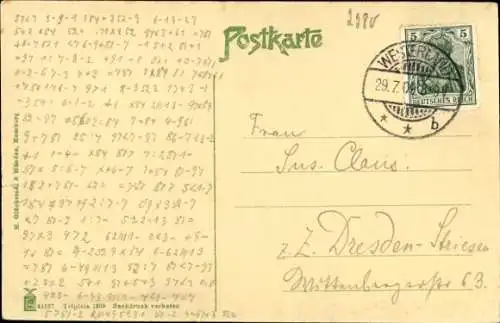 Ak Westerland auf Sylt, Brandung