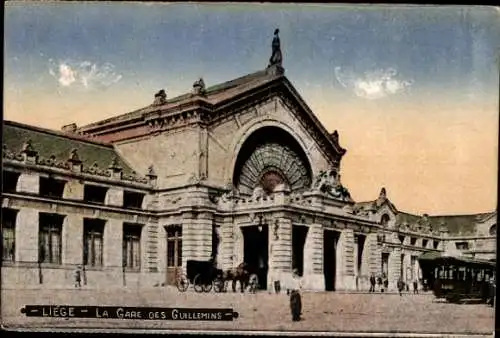 Ak Lüttich Lüttich Wallonien, La Gare des Guillemins