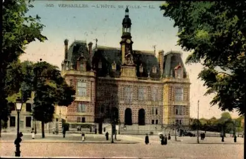 Ak Versailles Yvelines, Rathaus