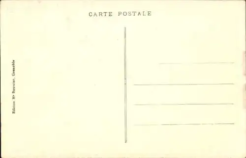 Ak Grenoble-Isère, Place Grenette und St. Eynard