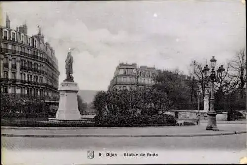 Ak Dijon Côte d'Or, Statue des Unhöflichen