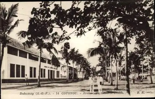 Ak Cotonou Dahomey Benin, General Dodds Straße