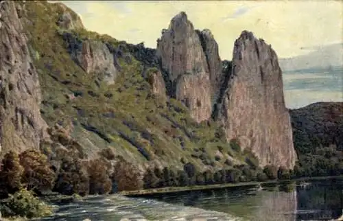 Ak Bad Münster am Stein Bad Kreuznach an der Nahe, Panorama