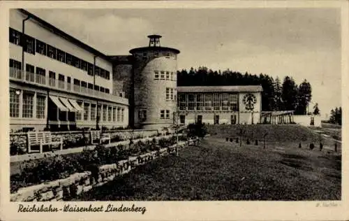 Ak Lindenberg im Allgäu Schwaben, Reichsbahn Waisenhort
