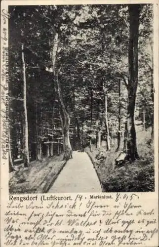 Ak Rengsdorf im Westerwald, Marienlust, Wald