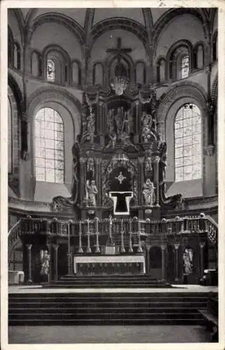 Ak Trier an der Mosel, hohe Domkirche, Ausstellung des heiligen Rockes, heiliges Jahr 1933