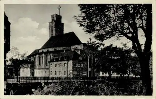 Ak Pforzheim im Schwarzwald, Herz-Jesu-Kirche