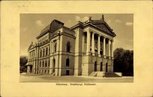 Ak Oldenburg in Holstein, Großherzogliches Hoftheater