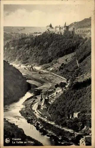 Ak Vianden Luxembourg, Unser Tal