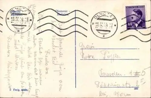 Ak Olomouc Olmütz Stadt, Radnice, Rathaus