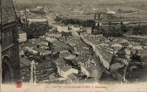 Ak Saint Nicolas de Port Meurthe-et-Moselle, Panorama