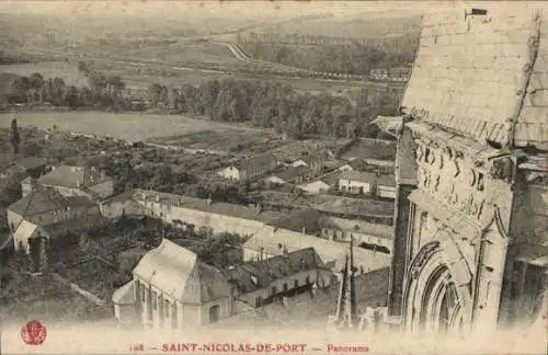 Ak Saint Nicolas de Port Meurthe-et-Moselle, Panorama