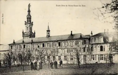 Ak Sion Meurthe et Moselle, Ecole libre de Notre-Dame