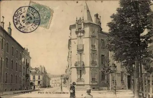 Ak Nancy Meurthe et Moselle, Place de la Commanderie