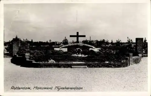 Ak Rotterdam Südholland Niederlande, Denkmal Mijnsherenlaan