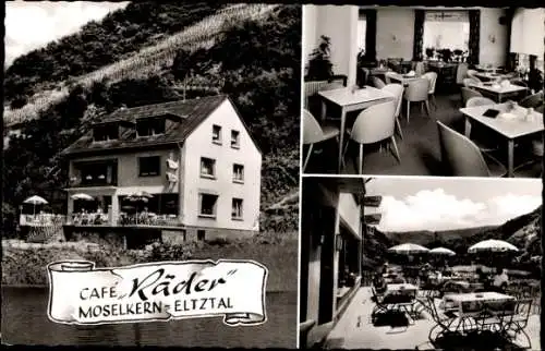 Ak Moselkern an der Mosel, Café Räder