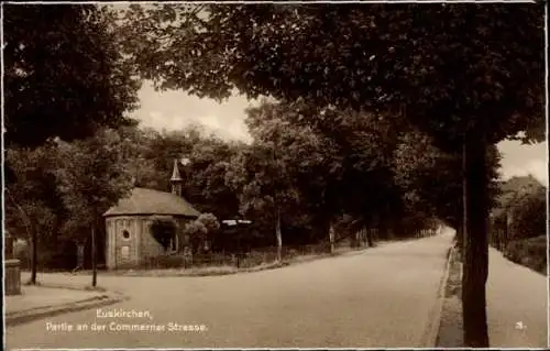 Ak Euskirchen Nordrhein Westfalen, Partie an der Commerner Straße