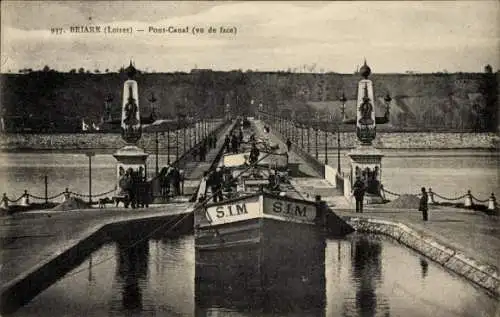 Ak Briare Loiret, Pont-Canal