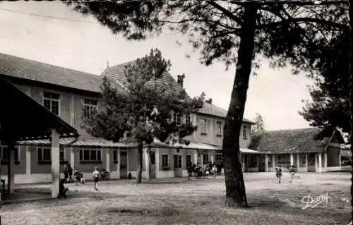 Ak Andernos les Bains Gironde, Ecole de Plein Air, Colonie de Vacances