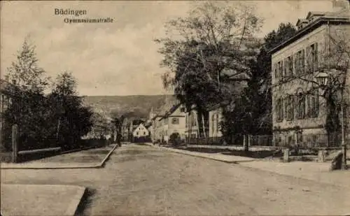 Ak Büdingen in Hessen, Gymnasiumstraße