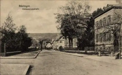 Ak Büdingen in Hessen, Gymnasiumstraße