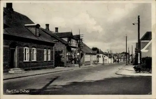 Ak Oksbøl Dänemark, Straßenpartie