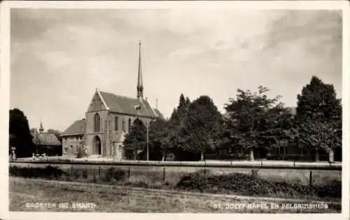 Ak Smakt Venray Limburg Niederlande, St. Jozef-Kapel en Pelgrimshuis