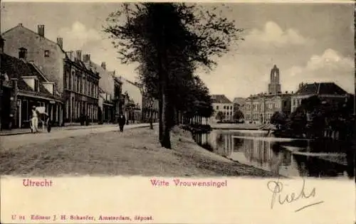 Ak Utrecht Niederlande, Witte Vrouwensingel