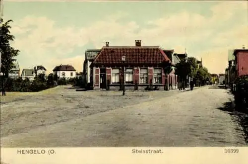 Ak Hengelo Overijssel Niederlande, Steinstraat