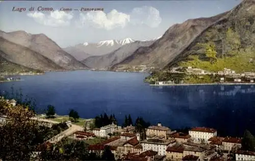 Ak Lago di Como Lombardia, Panorama