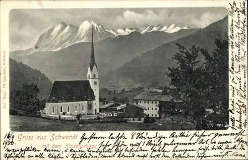 Ak Schwendt am Wilden Kaiser Tirol, Kirche