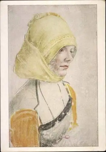 Künstler Ak Holbein, Hans d. J., Junge Frau