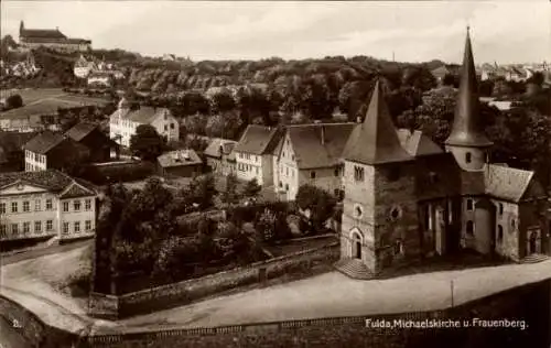 Ak Fulda in Osthessen, Michaelskirche, Frauenberg