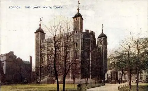 Ak London City England, Tower, White Tower