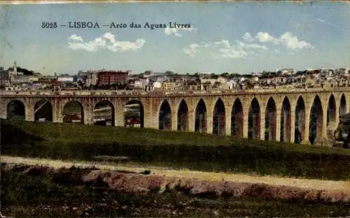 Ak Lisboa Lissabon Portugal, Aqueduto das Águas Livres