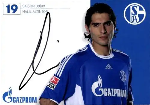 Autogramm Fußball, Halil Altintop, Schalke 04 Gelsenkirchen