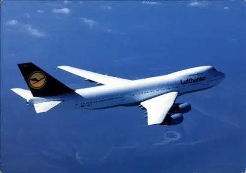 Ak Deutsches Passagierflugzeug, Lufthansa Boeing 747-200