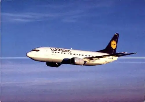 Ak Passagierflugzeug Lufthansa Boeing 737-300