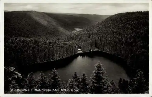 Ak Bad Rippoldsau Schapbach im Schwarzwald, Glaswaldsee