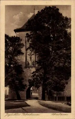 Ak Bebenhausen Tübingen am Neckar, Kloster, Kgl. Jagdschloss, Schreibturm