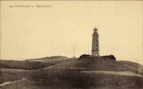 Ak Insel Hiddensee in der Ostsee, Leuchtturm