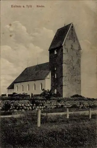 Ak Keitum auf Sylt, Kirche