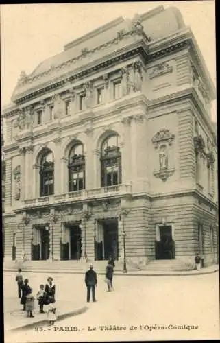 Ak Paris IV, Théâtre de l'Opera-Comique