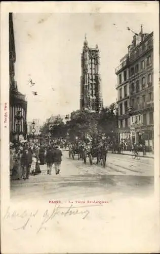 Ak Paris IV, Turm Saint-Jacques
