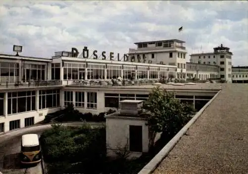 Ak Lohausen Düsseldorf am Rhein, Flughafengebäude