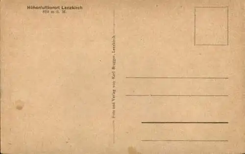 Ak Lenzkirch Schwarzwald, Gesamtansicht