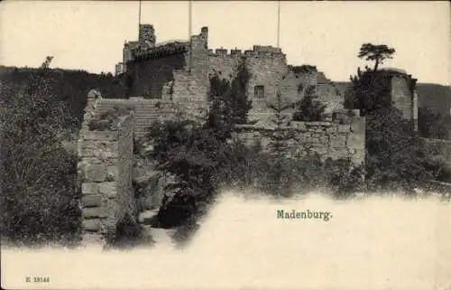 Ak Eschbach in der Pfalz, Madenburg, Ruine