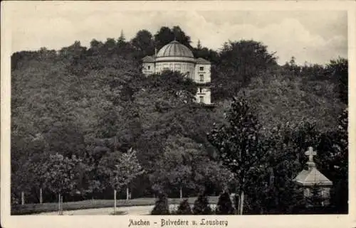 Ak Aachen, Belvedere und Lousberg, Park